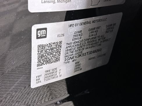 New 2026 Chevrolet Traverse Z71 w/ Driver Confidence Package image 71