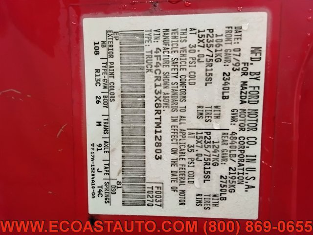 Used 1994 MAZDA B-Series Pickup SE AWD/4WD image 18