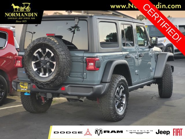 Certified 2025 Jeep Wrangler Unlimited Rubicon 4xe w/ Convenience Group AWD/4WD image 3