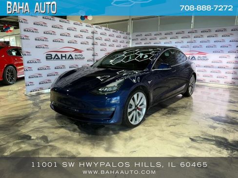 Used 2019 Tesla Model 3 Long Range AWD/4WD image 1