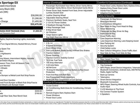 Used 2026 Kia Sportage EX w/ EX Panorama Roof Package FWD image 32