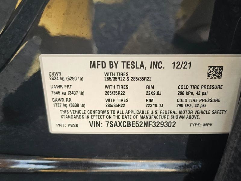 Used 2022 Tesla Model X AWD/4WD image 34