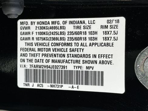 Used 2018 Honda CR-V Touring image 15