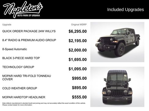 Used 2022 Jeep Gladiator Willys image 2