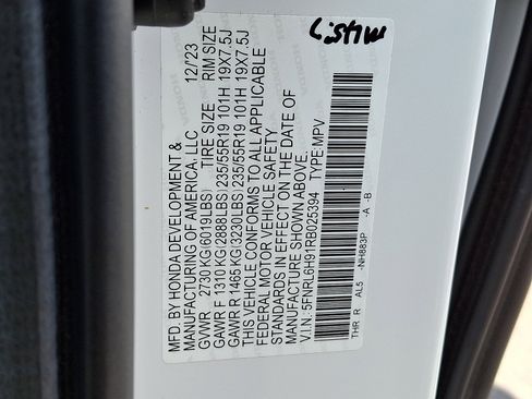 Certified 2024 Honda Odyssey Elite image 20