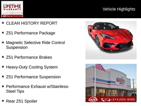 Used 2021 Chevrolet Corvette Stingray Premium Cpe w/ Z51 Performance Package image 7