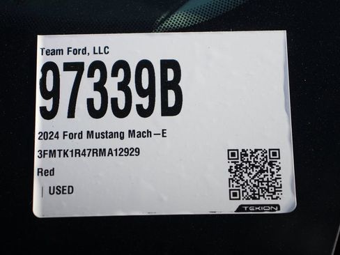 Certified 2024 Ford Mustang Mach-E Select RWD image 30