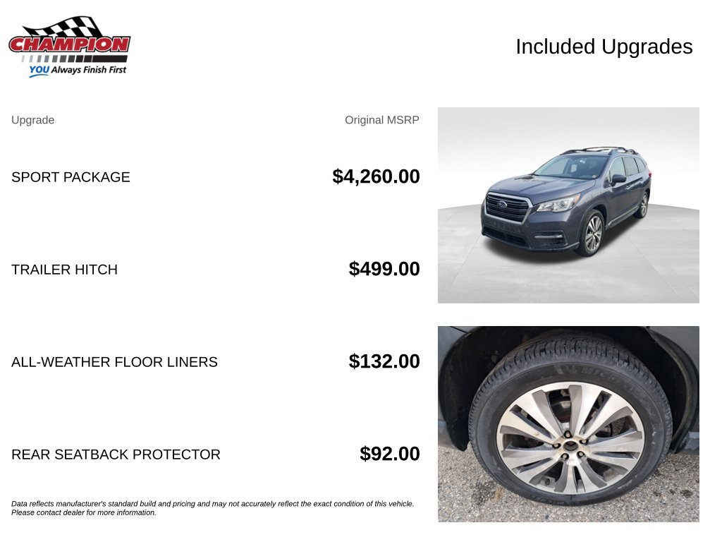 Used 2020 Subaru Ascent Premium w/ Sport Package AWD/4WD image 4