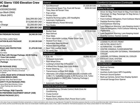 Used 2024 GMC Sierra 1500 Elevation w/ Elevation Premium Package AWD/4WD image 4