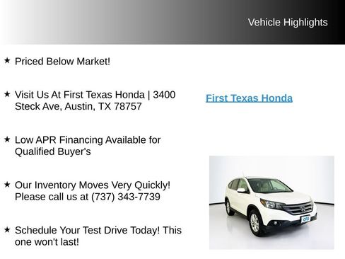 Used 2013 Honda CR-V EX image 9