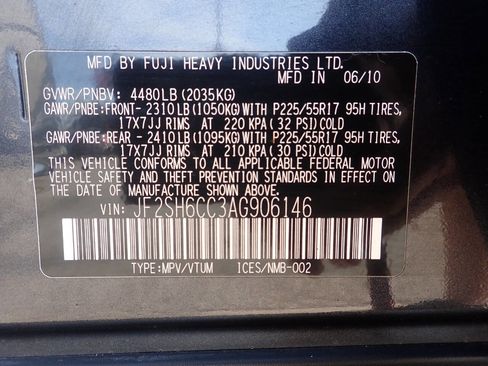Used 2010 Subaru Forester 2.5X Premium image 12