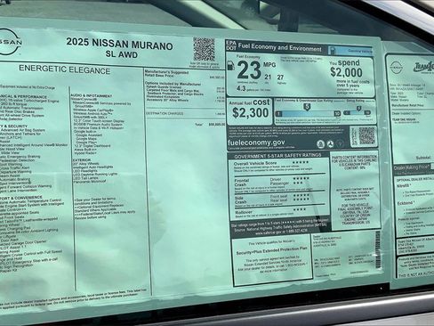 New 2025 Nissan Murano SL image 14