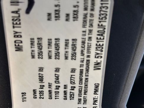 Used 2018 Tesla Model 3 Long Range image 22