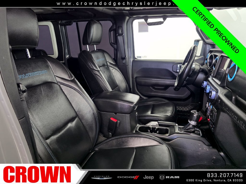 Used 2021 Jeep Wrangler Unlimited Rubicon 4xe w/ Steel Bumper Group AWD/4WD image 13