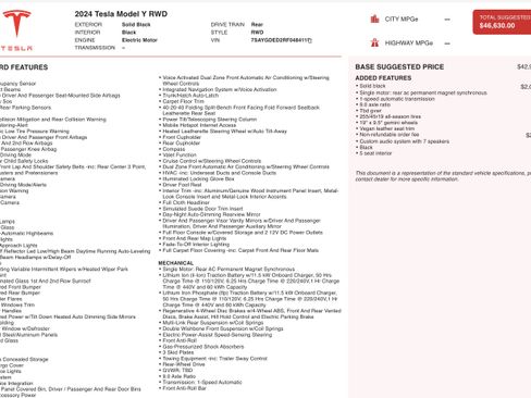 Used 2024 Tesla Model Y 2WD image 6