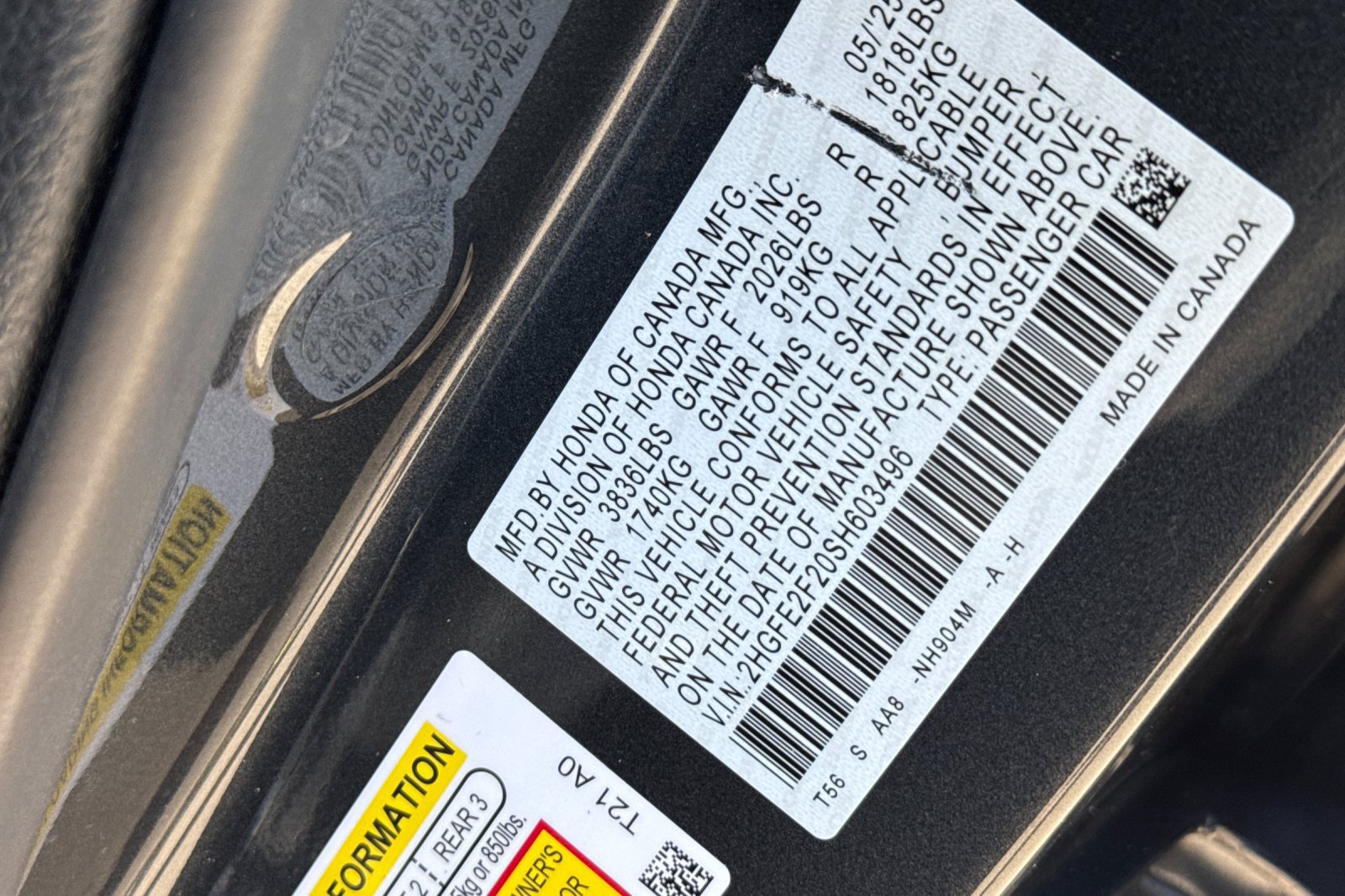 Certified 2025 Honda Civic LX image 27