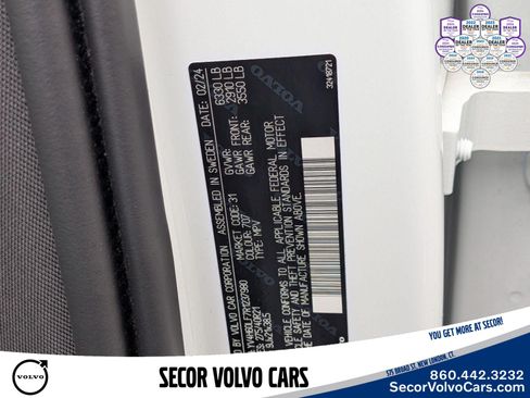 Certified 2024 Volvo XC90 T8 Ultimate AWD/4WD image 30