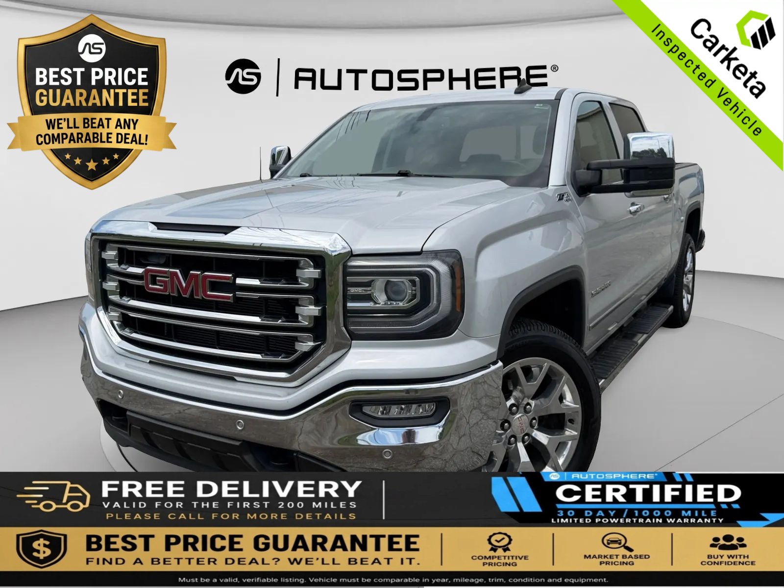 Used 2016 GMC Sierra 1500 SLT w/ SLT Premium Package AWD/4WD image 1