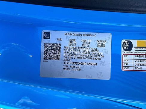 Used 2022 Chevrolet Camaro LT RWD image 35