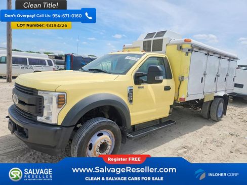 Used 2019 Ford F550 2WD Regular Cab Super Duty image 1