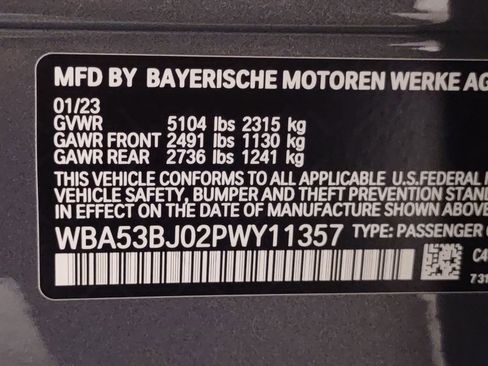 Certified 2023 BMW 540i w/ M Sport Package image 21