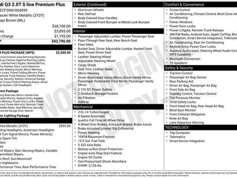 Used 2022 Audi Q3 2.0T Premium Plus w/ Premium Plus Package image 48