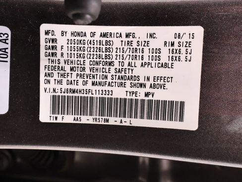 Used 2015 Honda CR-V LX image 35