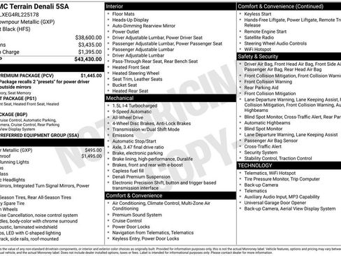 Certified 2024 GMC Terrain Denali w/ Denali Premium Package AWD/4WD image 56