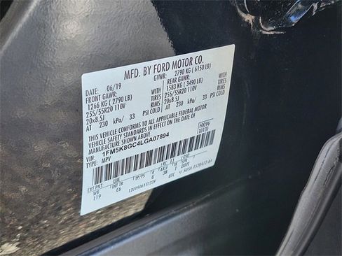 Certified 2020 Ford Explorer ST w/ Premium Technology Package image 33