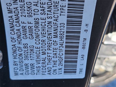 Certified 2020 Honda Civic EX image 14