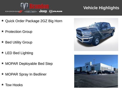Used 2024 RAM 2500 Big Horn w/ Bed Utility Group image 3