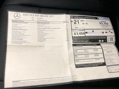 Certified 2025 Mercedes-Benz GLS 450 4MATIC image 22