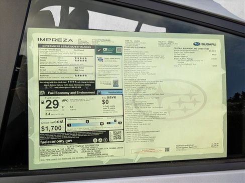 New 2026 Subaru Impreza 2.0i Sport AWD/4WD image 20