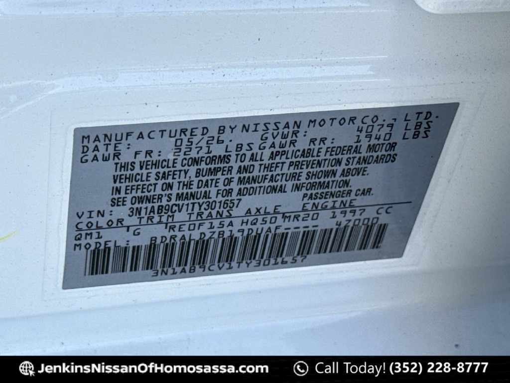 New 2026 Nissan Sentra SV w/ SV Convenience Package FWD image 47