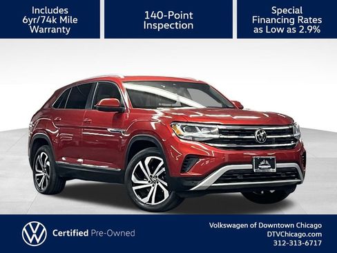 Used 2022 Volkswagen Atlas Cross Sport SEL w/ Cross Sport MDO Package AWD/4WD image 1