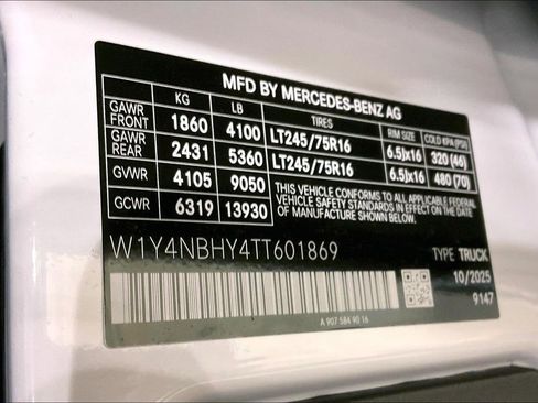 Used 2026 Mercedes-Benz Sprinter 2500 image 23