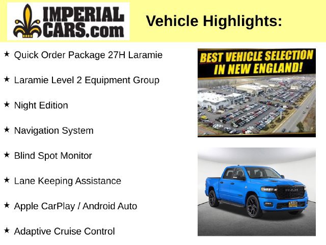 Used 2026 RAM 1500 Laramie w/ Night Edition AWD/4WD image 3