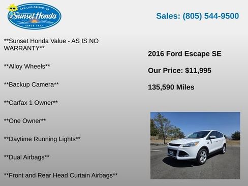 Used 2016 Ford Escape SE FWD image 5