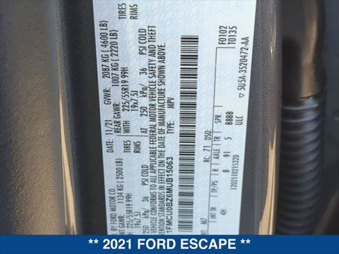 Used 2021 Ford Escape SE FWD image 24