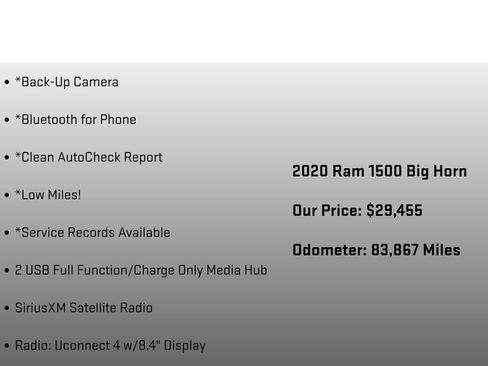Used 2020 RAM 1500 Big Horn image 27