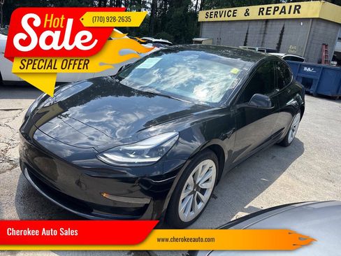 Used 2022 Tesla Model 3 Long Range AWD/4WD image 1