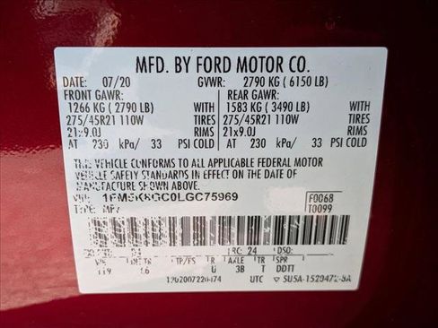 Used 2020 Ford Explorer ST w/ ST Street Pack AWD/4WD image 20