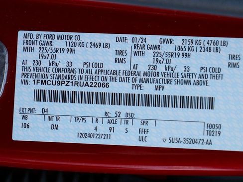 Used 2024 Ford Escape ST-Line Elite w/ Premium Technology Package image 37