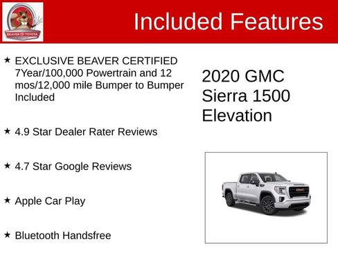 Used 2020 GMC Sierra 1500 Elevation w/ Elevation Value Package AWD/4WD image 4