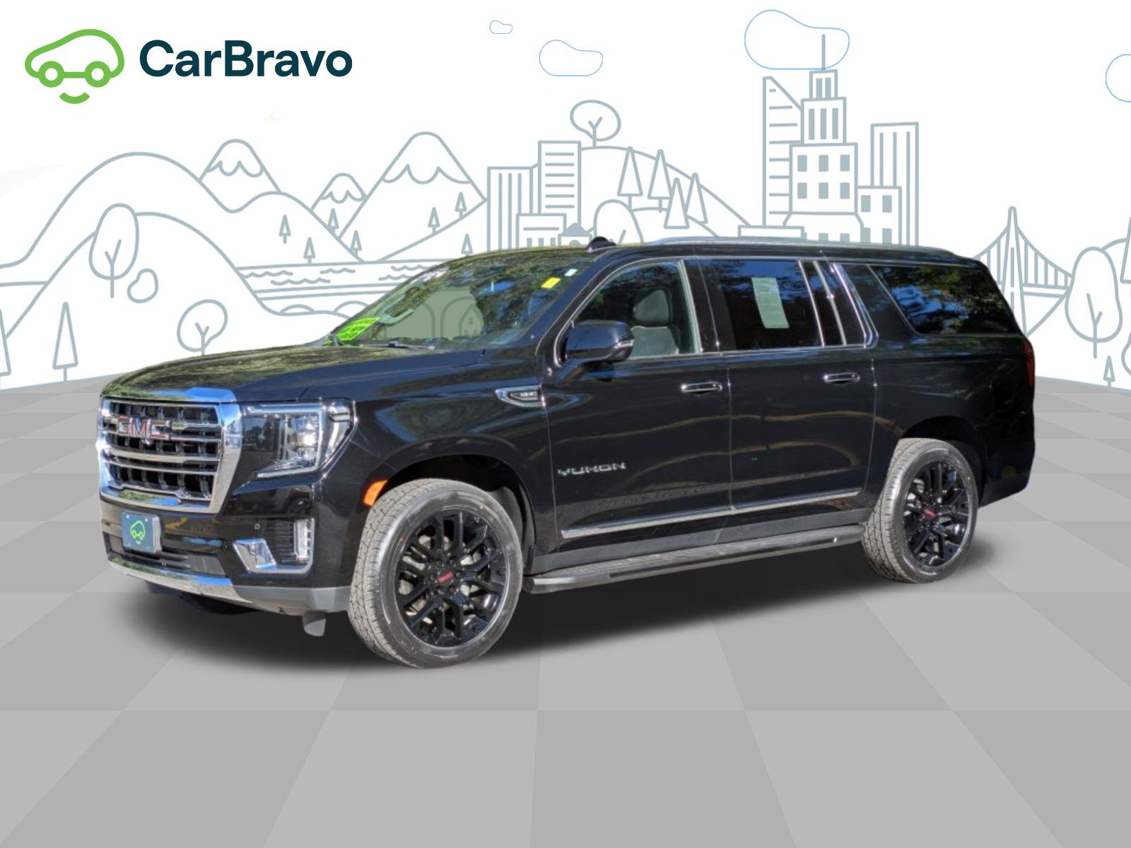 Certified 2022 GMC Yukon XL SLT w/ SLT Premium Package AWD/4WD image 1
