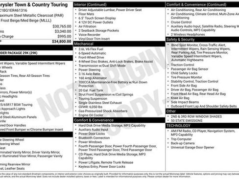 Used 2014 Chrysler Town & Country Touring FWD image 34