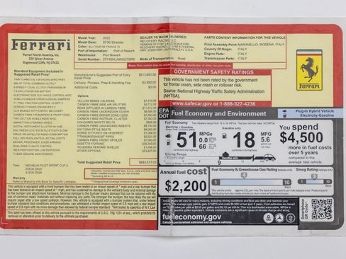 Certified 2022 Ferrari SF90 Stradale image 87
