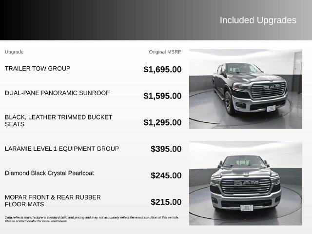 Used 2025 RAM 1500 Laramie w/ Trailer Tow Group AWD/4WD image 4