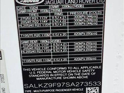 Certified 2025 Land Rover Range Rover SV AWD/4WD image 25