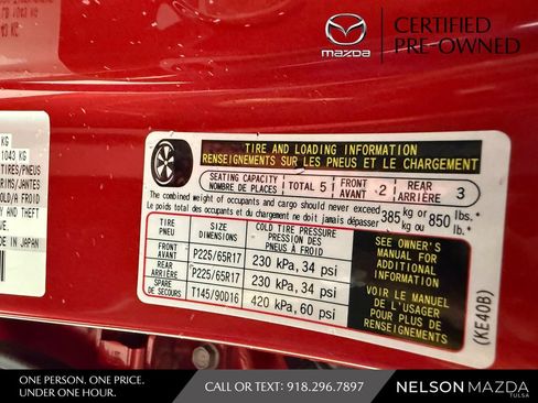 Certified 2025 MAZDA CX-5 AWD 2.5 S w/ Preferred Package image 48